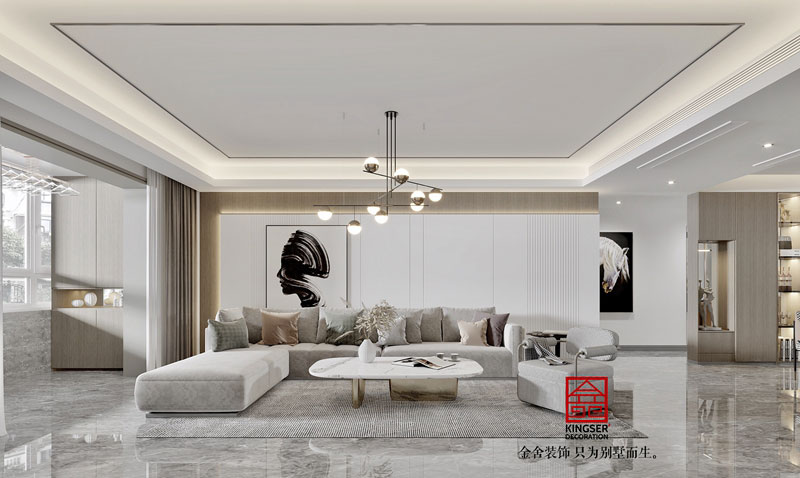 鉑宮后海180平現代輕奢風(fēng)格效果圖