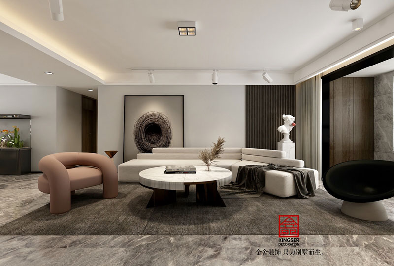 東南智匯城170㎡現代簡(jiǎn)約風(fēng)格裝修設計