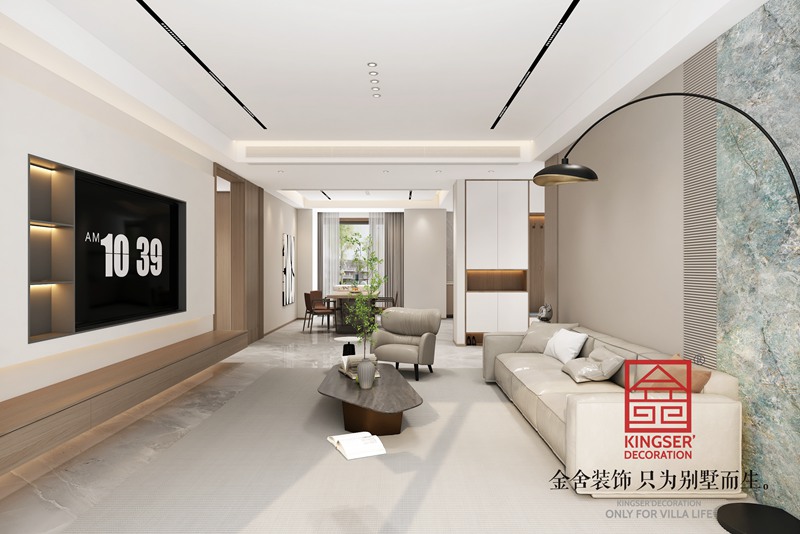 漢王府145㎡現代風(fēng)格裝修效果圖
