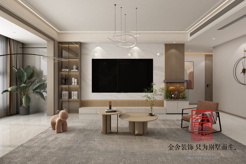 國仕山136平輕奢風(fēng)格裝修設計