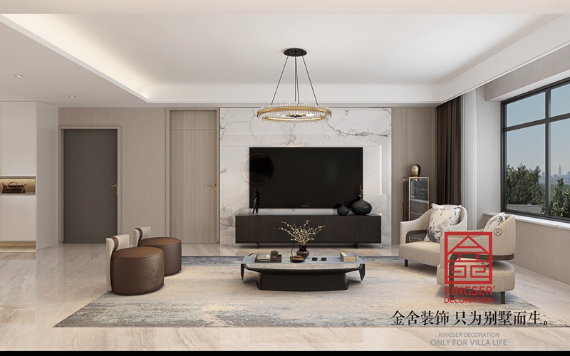 榮盛遠見(jiàn)178平現代新中式風(fēng)格裝修效果圖