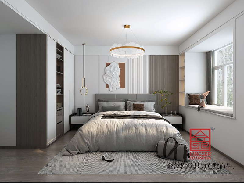 奧北公元現代極簡(jiǎn)風(fēng)格臥室裝修設計
