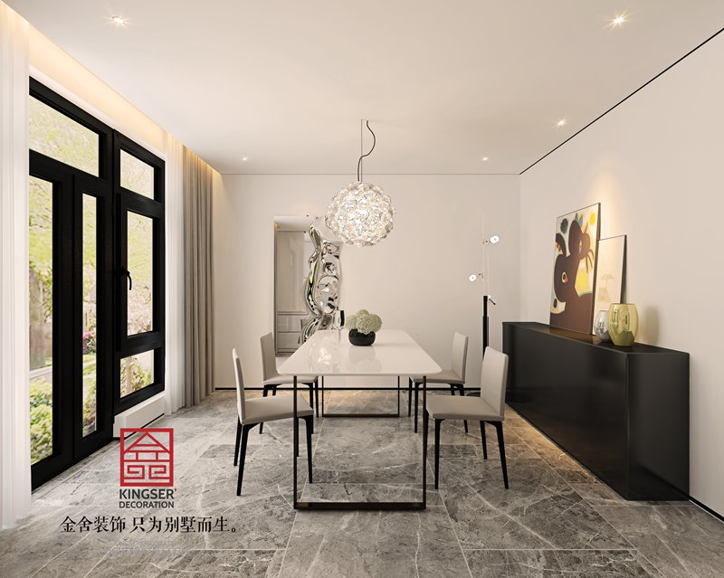 榮盛御府440平米現代風(fēng)格別墅裝修設計
