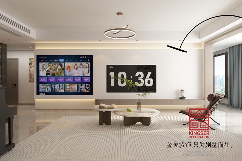 林蔭大院160平現代簡(jiǎn)約風(fēng)格裝修設計