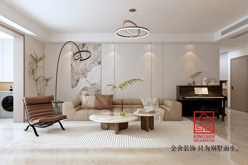 林蔭大院160平現代簡(jiǎn)約風(fēng)格裝修設計