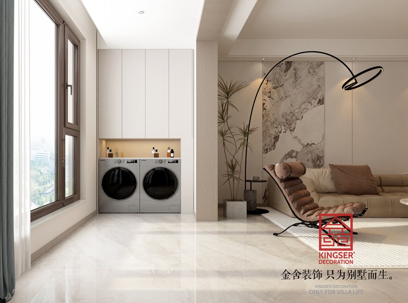 林蔭大院160平現代簡(jiǎn)約風(fēng)格裝修設計